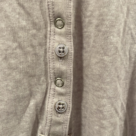 Free people  XS Henley t shirt. Stardust NWT - Picture 5 of 6